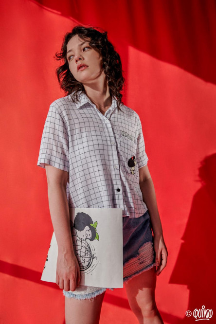 Blusa con estampado de Mafalda