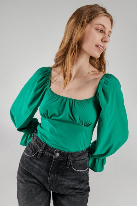 Blusa unicolor