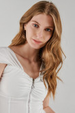 Blusa unicolor