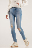 Jean jegging super alto