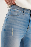 Jean jegging super alto