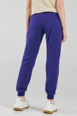 Pantalon jogger, unicolor, con bolsillos en costado