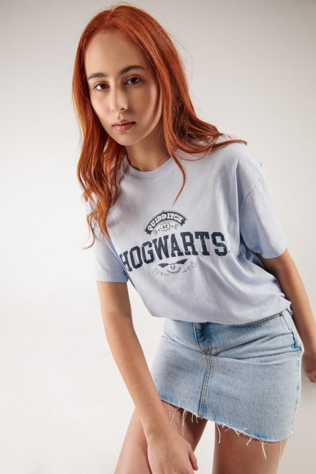 Camiseta manga corta estampado de Harry Potter.