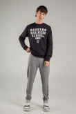 Buzo, con estampado en frente, de Harvard
