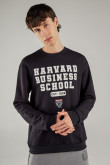 Buzo, con estampado en frente, de Harvard