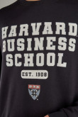 Buzo, con estampado en frente, de Harvard