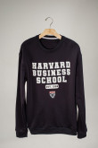 Buzo, con estampado en frente, de Harvard