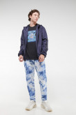 CHAQUETA LIVIANA ESTAMPADA