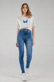 Jean jegging super alto