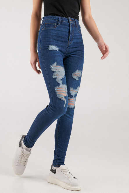Jean jegging super alto