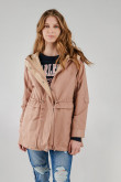Chaqueta parka con capota