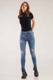 Jean Jegging tiro alto