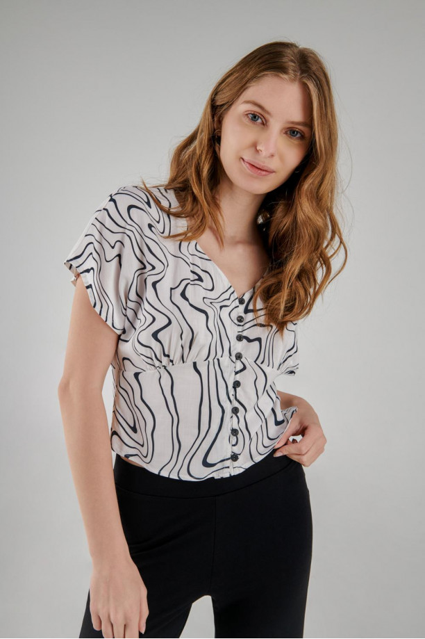 Blusa estampada