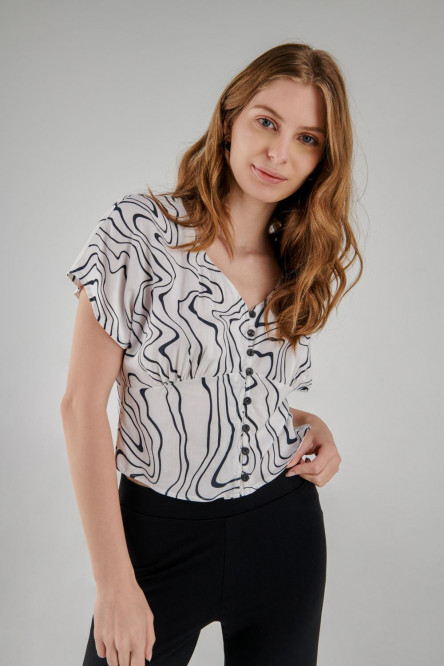 Blusa estampada