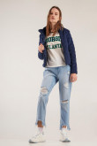 Chaqueta acolchada cuello alto