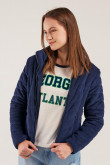 Chaqueta acolchada cuello alto