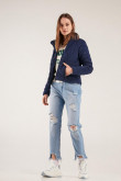 Chaqueta acolchada cuello alto