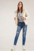 Chaqueta acolchada cuello alto
