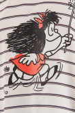 Blusa con estampado de Mafalda