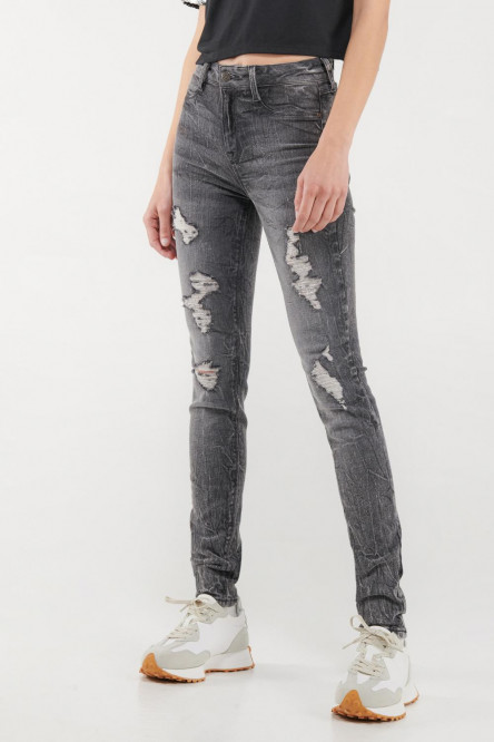 Jean Jegging tiro alto
