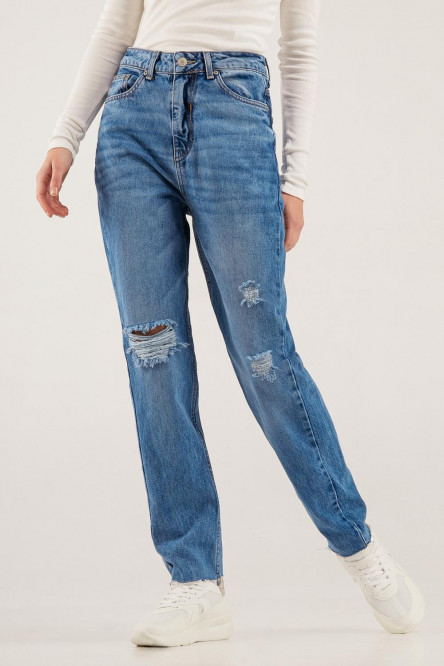 Pantalon Jean Mom