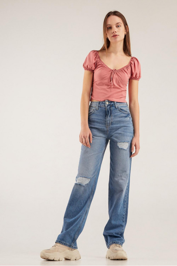 Blusa unicolor