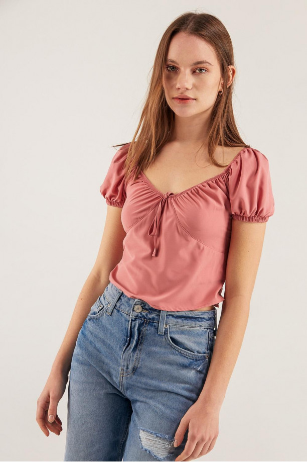 Blusa unicolor