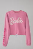 Buzo, con estampado en frente y manga, de  Barbie