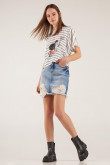 Falda Jean Mafalda