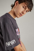 Camiseta manga corta estampada de NASA