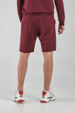 Bermuda loungewear con estampado en frente inferior, con bolsillo posterior