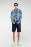 Chaqueta jean con rotos