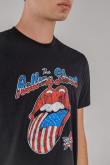 Camiseta manga corta, estampado de Rolling Stones