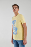 Camiseta básica manga corta estampada