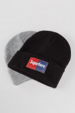 Gorro tejido unicolor