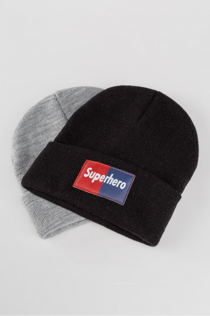 Gorro tejido unicolor