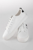 Tenis urbanos, basicos con franjas