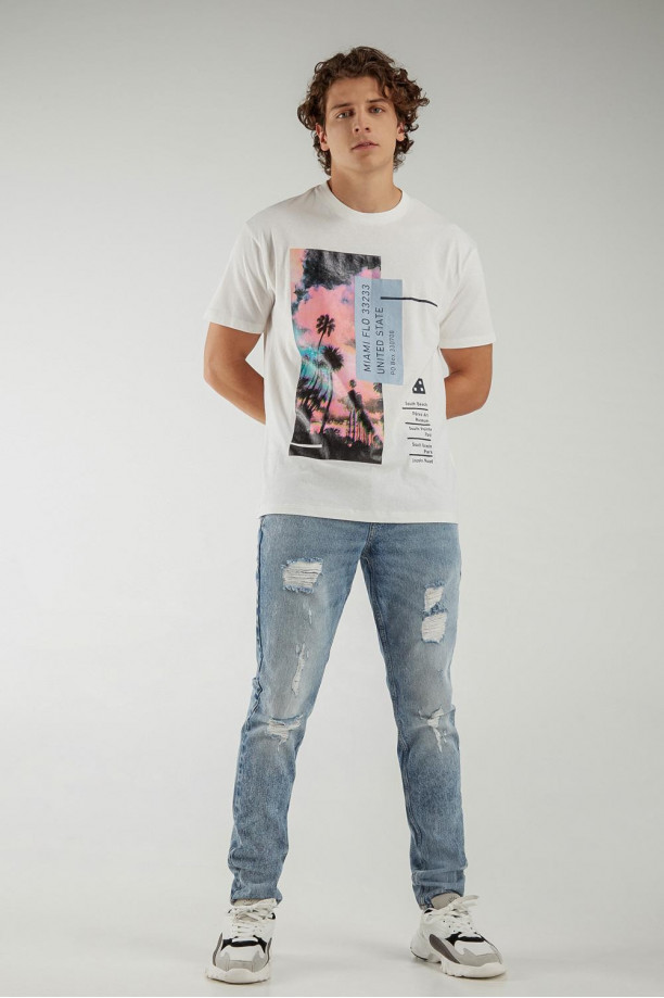 Jean skinny con rotos