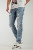 Jean skinny con rotos