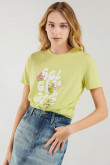 Camiseta manga corta estampado de Bob Esponja