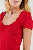 Camiseta cuello en V