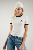 Camiseta, con estampado en frente, de Yale