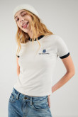 Camiseta, con estampado en frente, de Yale