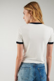 Camiseta, con estampado en frente, de Yale