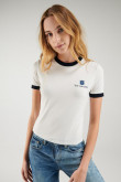 Camiseta, con estampado en frente, de Yale