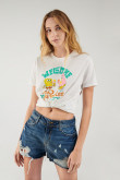 Camiseta manga corta estampado de Bob Esponja