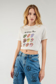 Camiseta, estampado de Rolling Stones