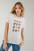 Camiseta, estampado de Rolling Stones