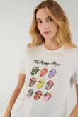 Camiseta, estampado de Rolling Stones