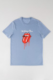 Camiseta manga corta, estampado de Rolling Stones